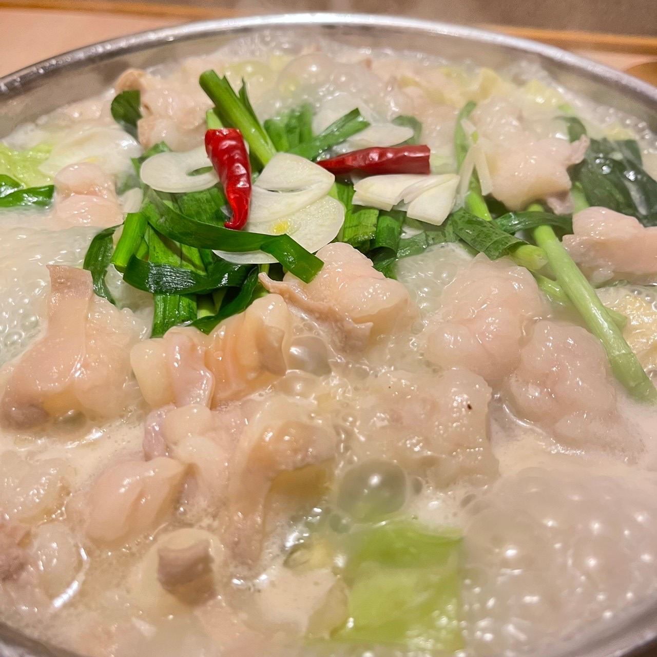 国産　牛もつ鍋