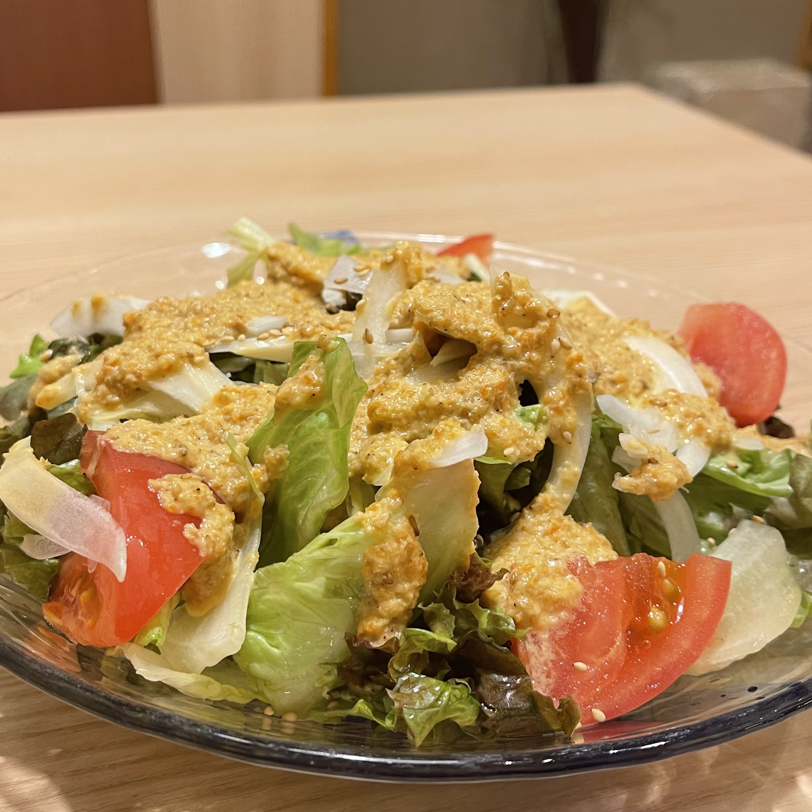 野菜たっぷりサラダ　(自家製ドレッシング）
