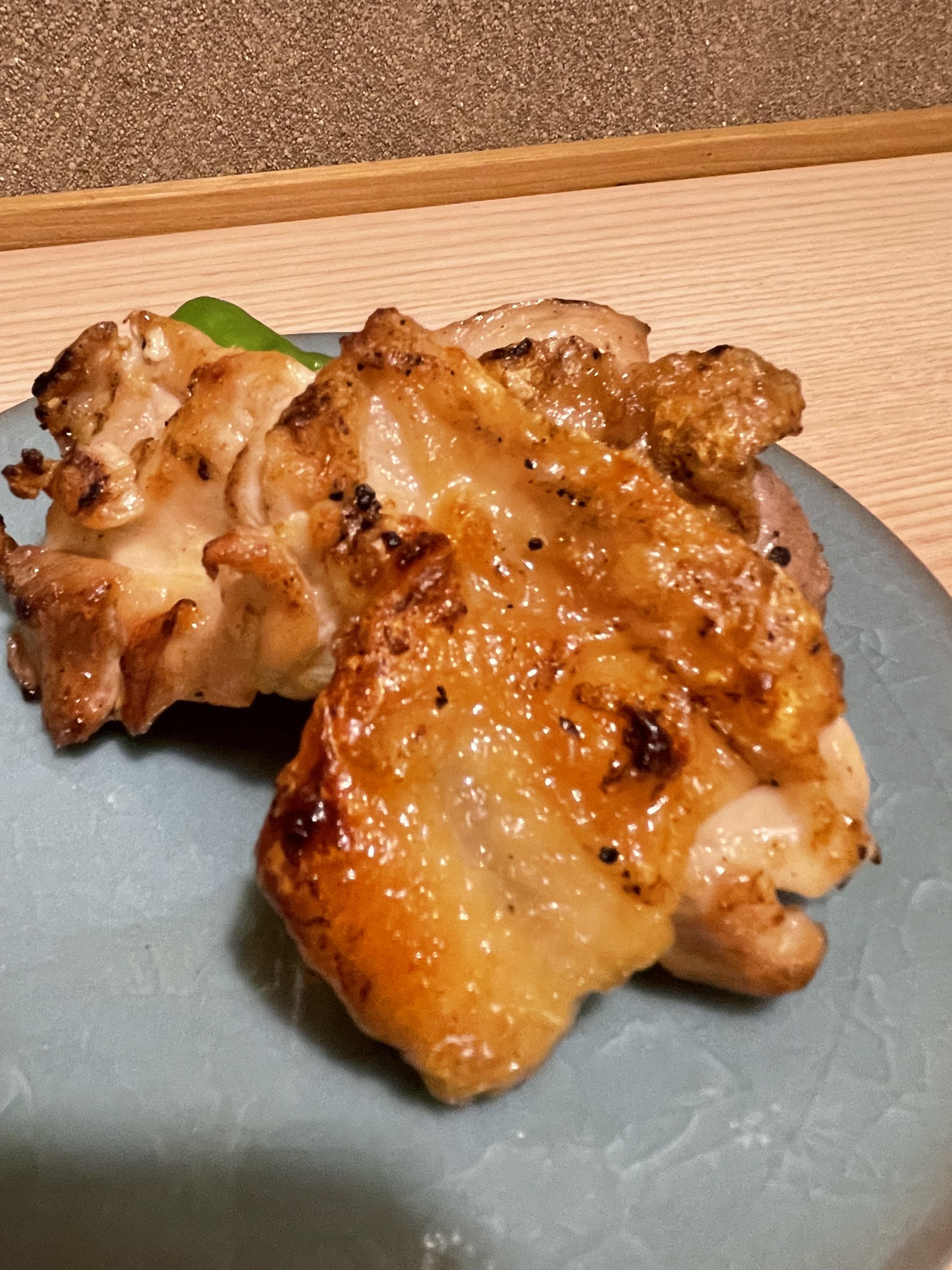 鶏もも肉あぶり焼き